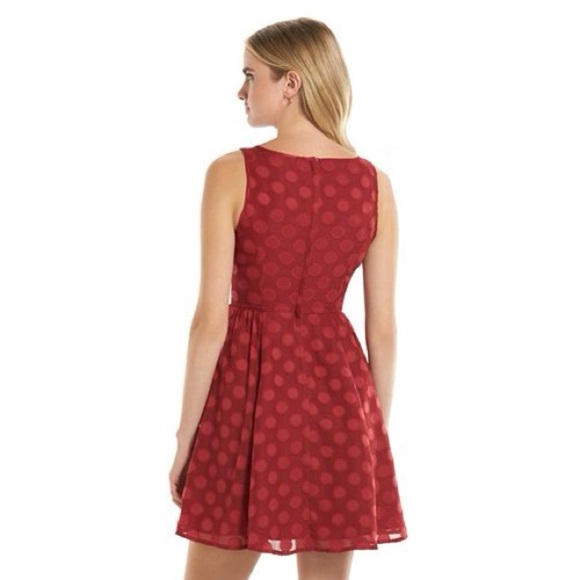 Disney’s Minnie Rocks the Dots by LC Lauren Conrad Dot Fit & Flare Dress - Picture 9 of 9